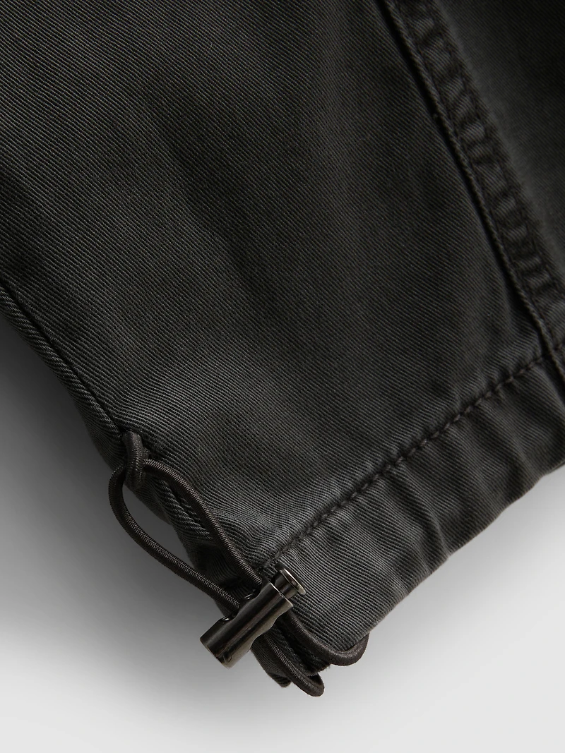 Wide Leg Seam Detail Utility Pants