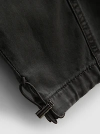 Wide Leg Seam Detail Utility Pants
