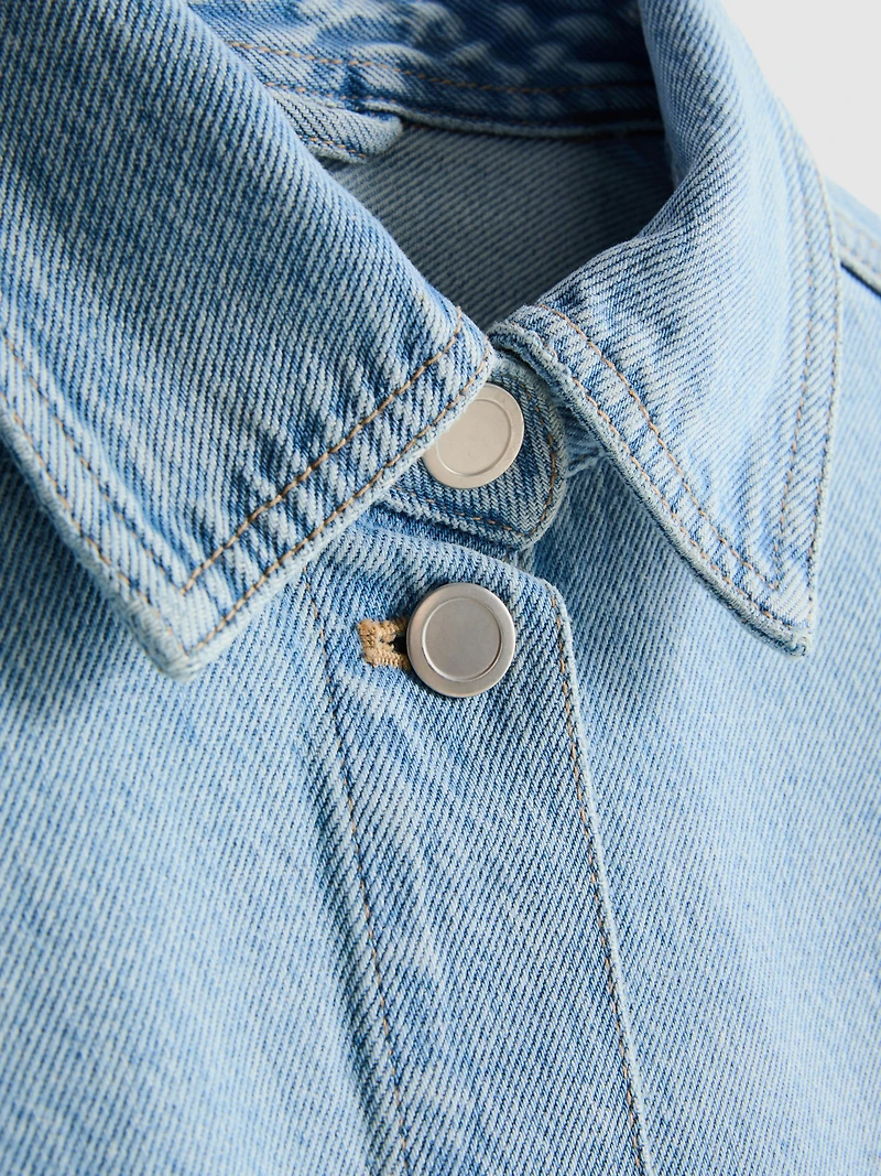 Cotton Patch Pocket Denim Jacket