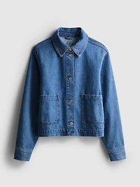 Cotton Patch Pocket Denim Jacket