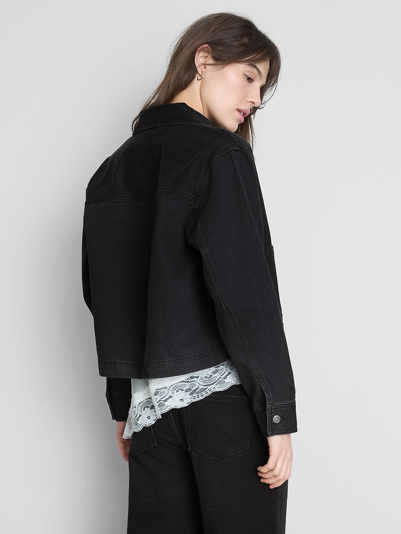 Cotton Patch Pocket Denim Jacket