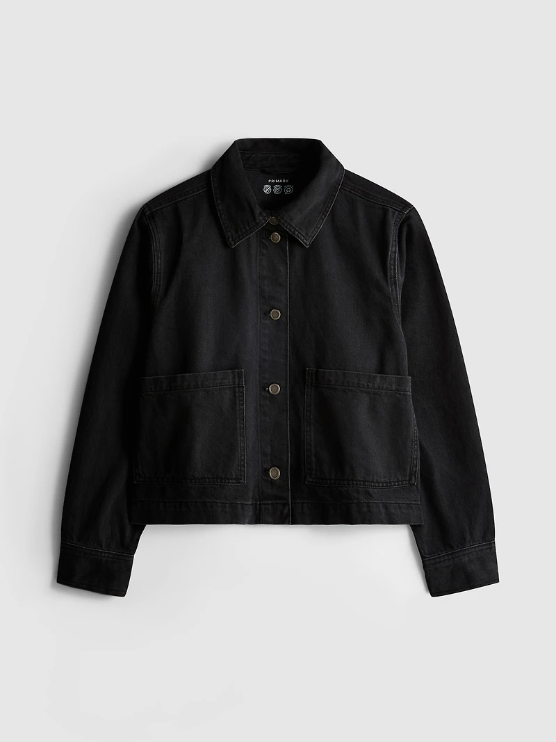 Cotton Patch Pocket Denim Jacket