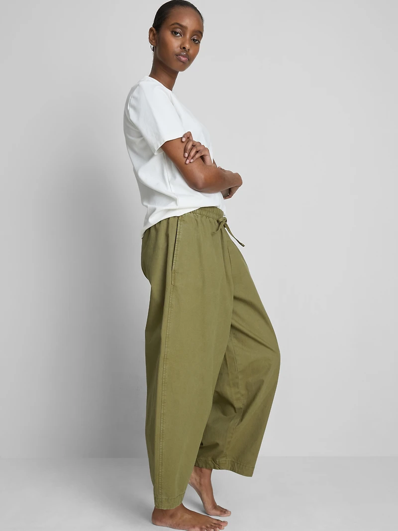 Casual Barrel Leg Pants