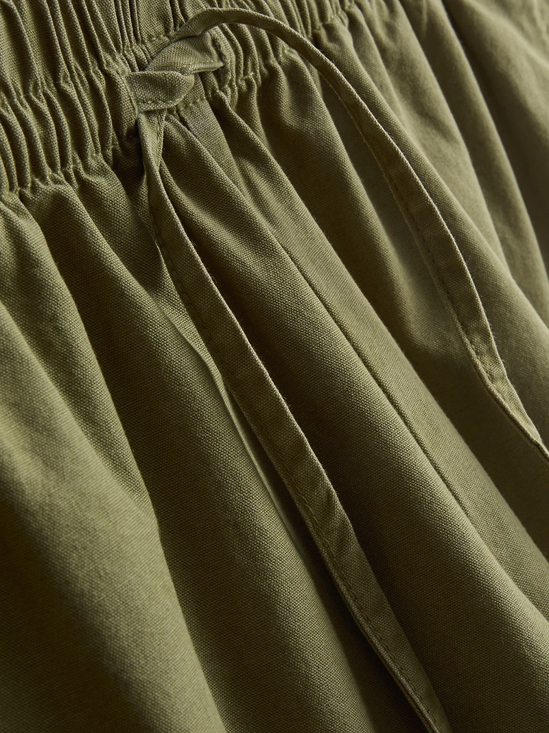 Casual Barrel Leg Pants