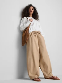Casual Barrel Leg Pants