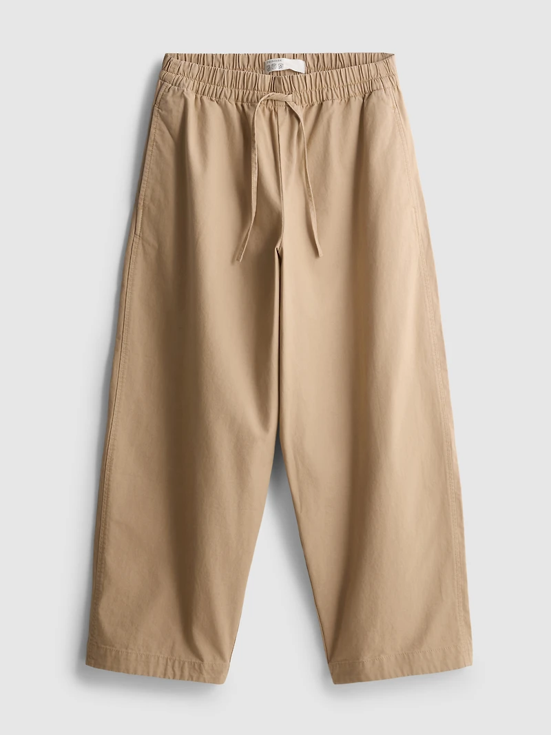 Casual Barrel Leg Pants