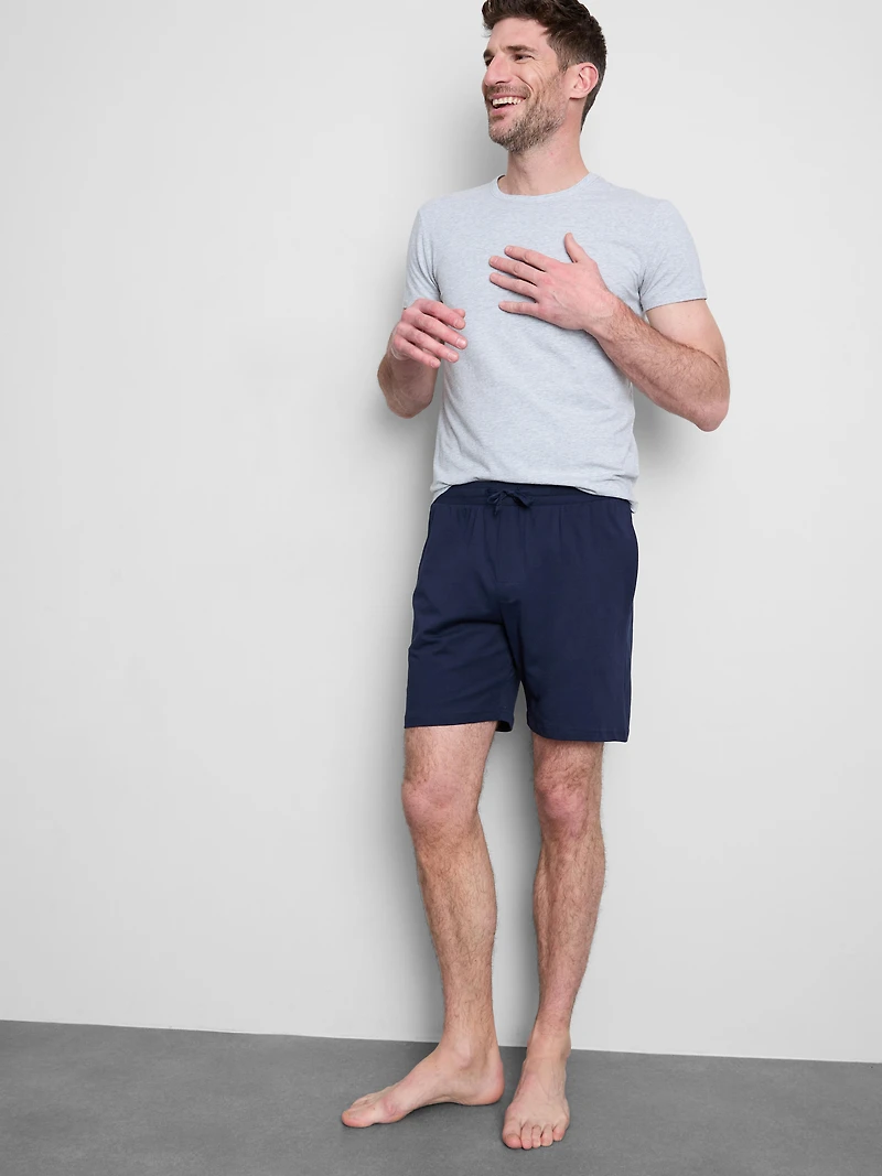 2pk Drawstring Pajama Shorts