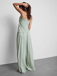 Modal-Rich Lace-Trim Cami Top