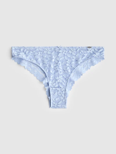 The Edit Floral Lace Brazilian Briefs