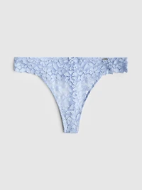 The Edit Floral Lace Thong