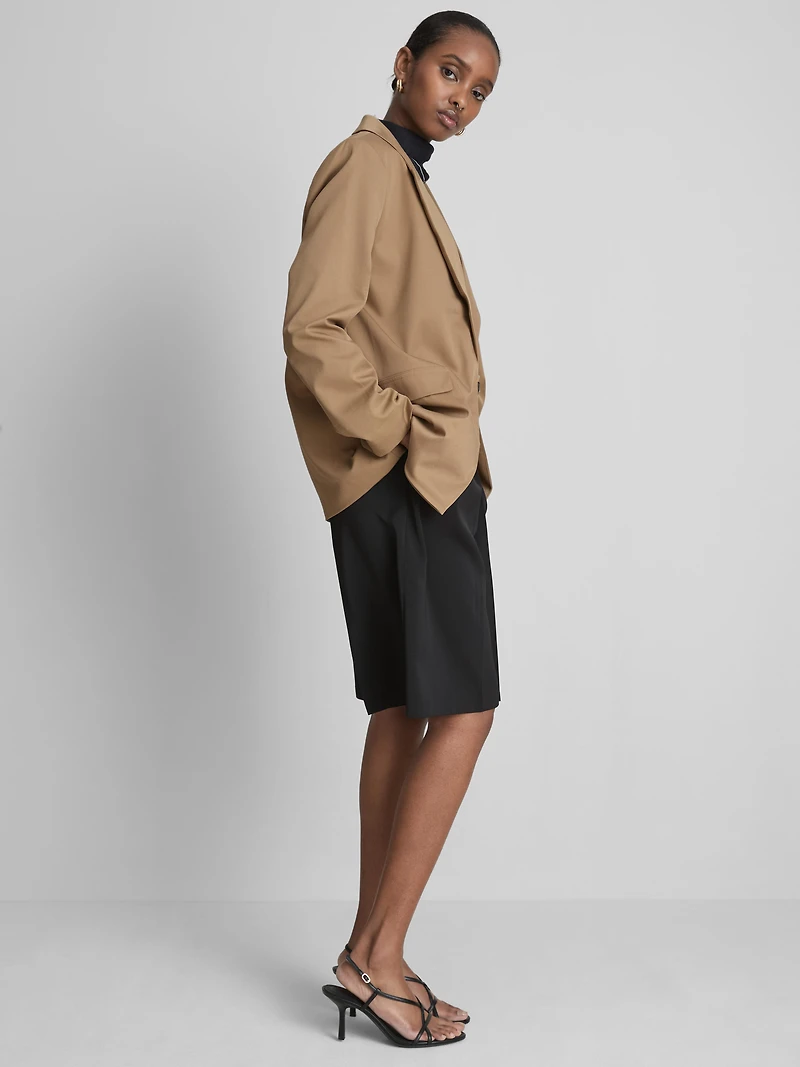 Oversized Single-Breast Blazer