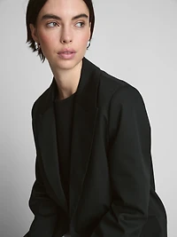 Oversized Single-Breast Blazer