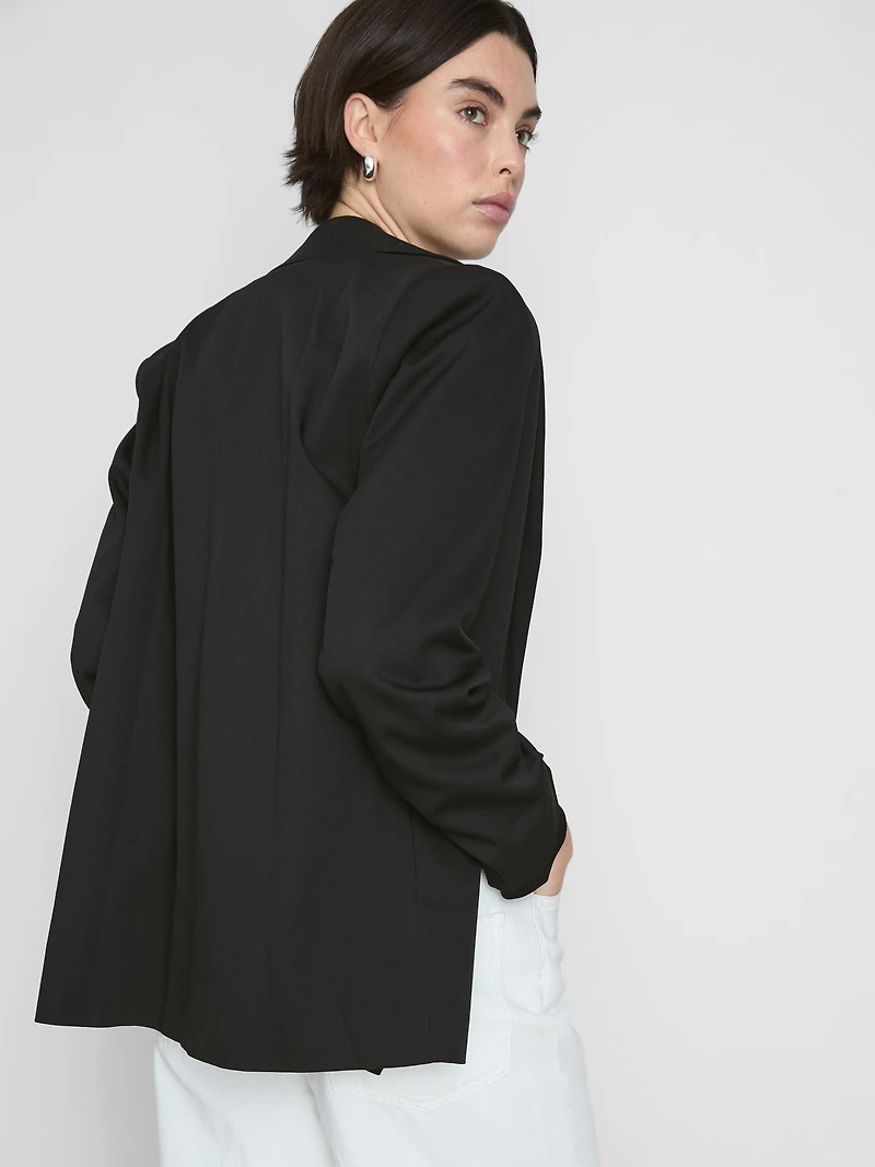 Oversized Single-Breast Blazer