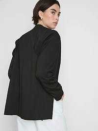 Oversized Single-Breast Blazer