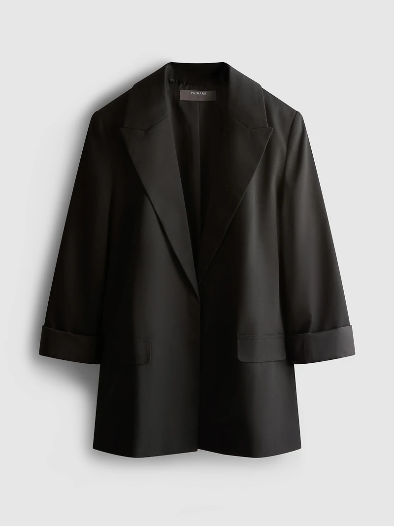 Oversized Single-Breast Blazer