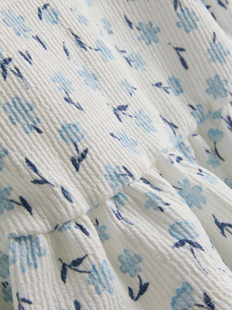 1.5-8yrs | Crinkle Peplum Top and Pants Set