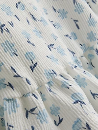 1.5-8yrs | Crinkle Peplum Top and Pants Set