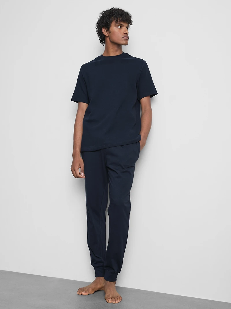 Textured Long Pajamas
