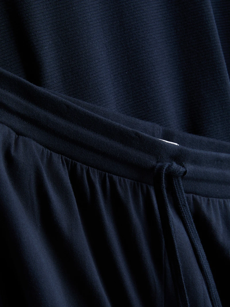 Textured Long Pajamas
