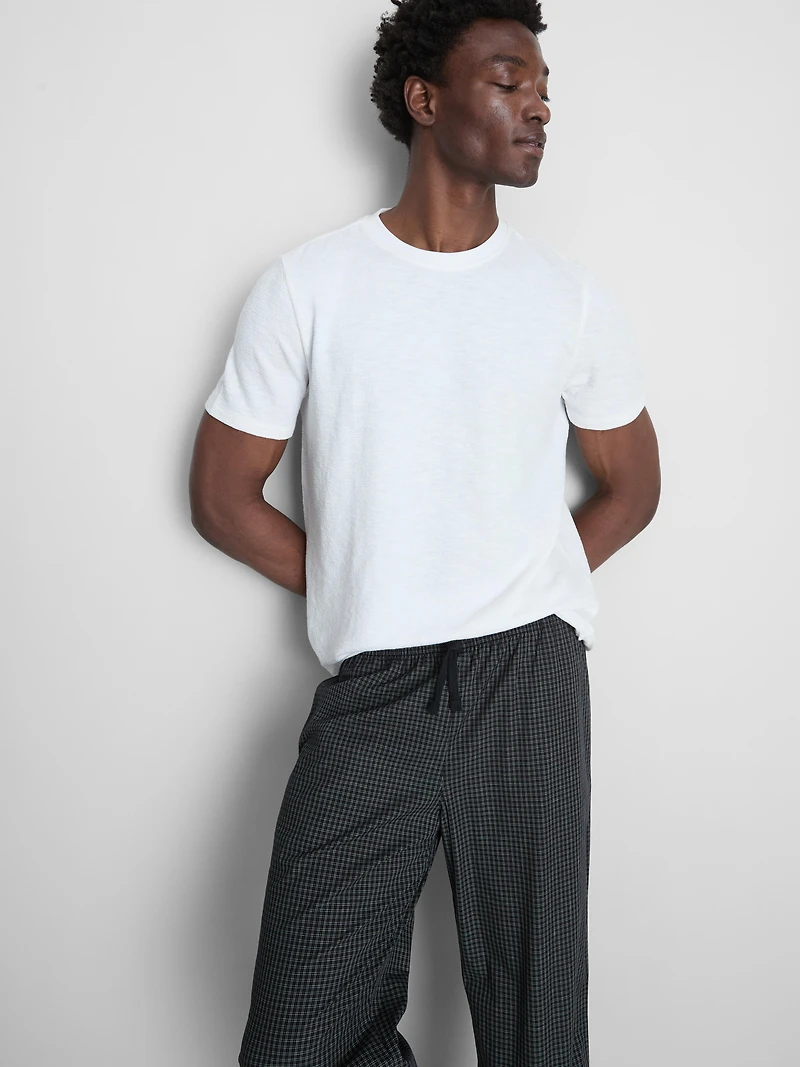 Textured Long Pajamas