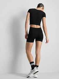 Super Soft Scoopneck Crop Top