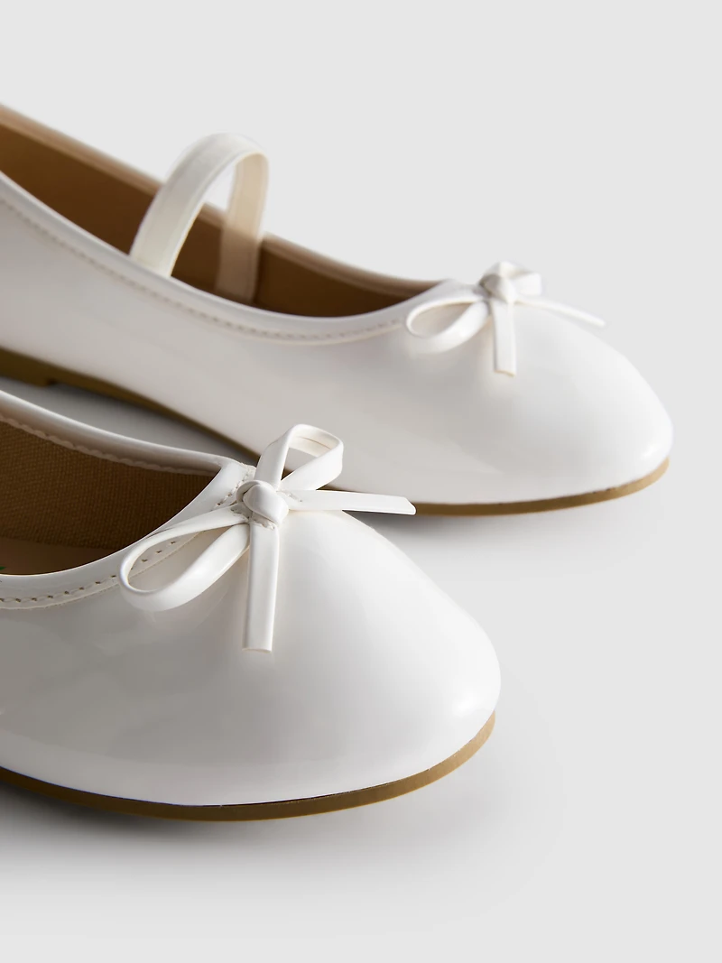 Patent Ballet Flats