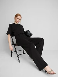 Wide Leg Drawstring Pants