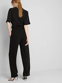 Wide Leg Drawstring Pants