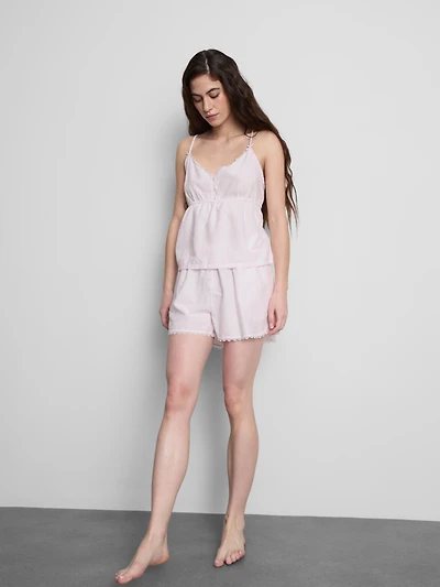 Woven Cotton Pajama Cami