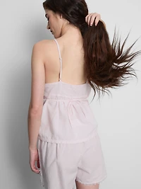 Woven Cotton Pajama Cami