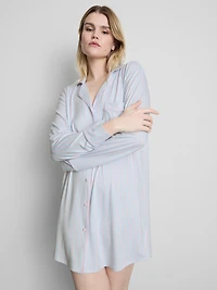 Striped Oversized Boyfriend Nightshirt