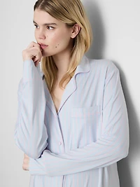 Striped Oversized Boyfriend Nightshirt