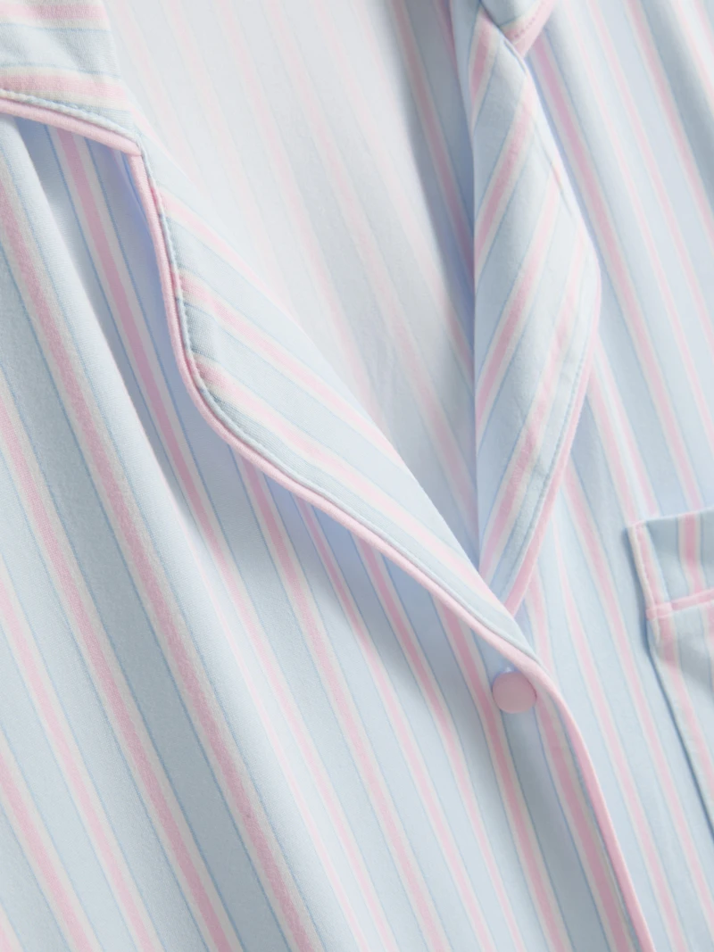 Striped Oversized Boyfriend Nightshirt