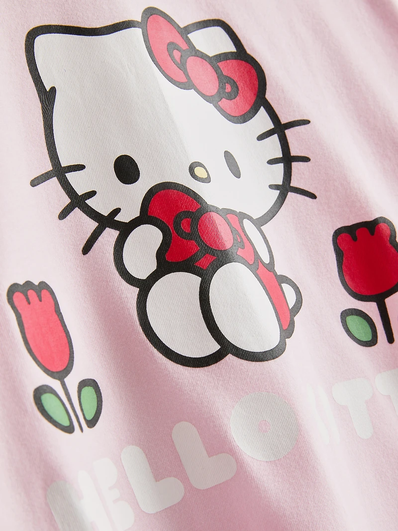 Hello Kitty Cotton Graphic Shorty Pajamas