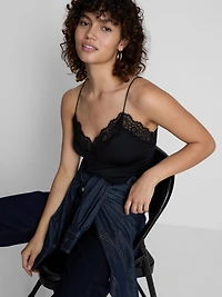 Lace Trim Cami Top
