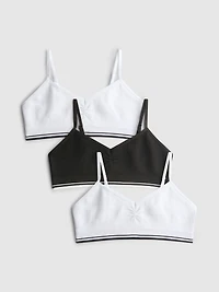 7-15yrs | 3pk Ribbed Crop Tops