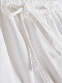 Cotton Denim Jogger Shorts