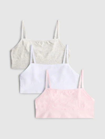7-15yrs | 3pk Cropped Tops