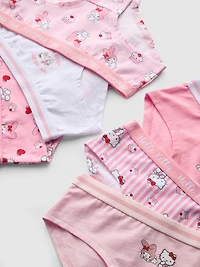 3-15yrs | 6pk Hello Kitty Hipster Briefs