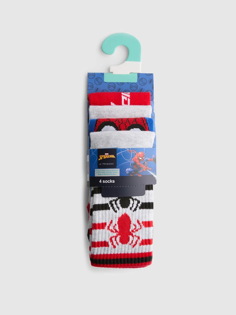 4-Pack MARVEL Spider-Man Ankle Socks