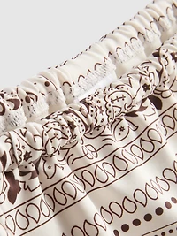 Printed Curtain Bikini Bottoms