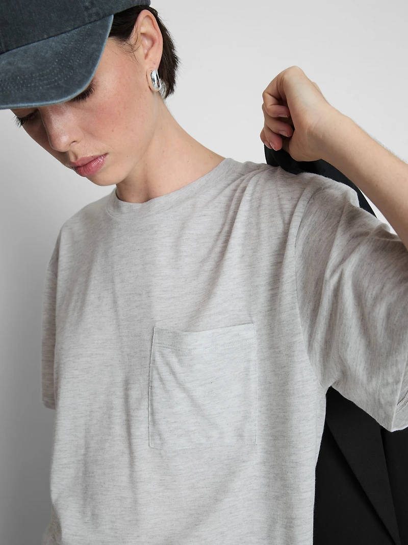 Patch Pocket Longline Tee