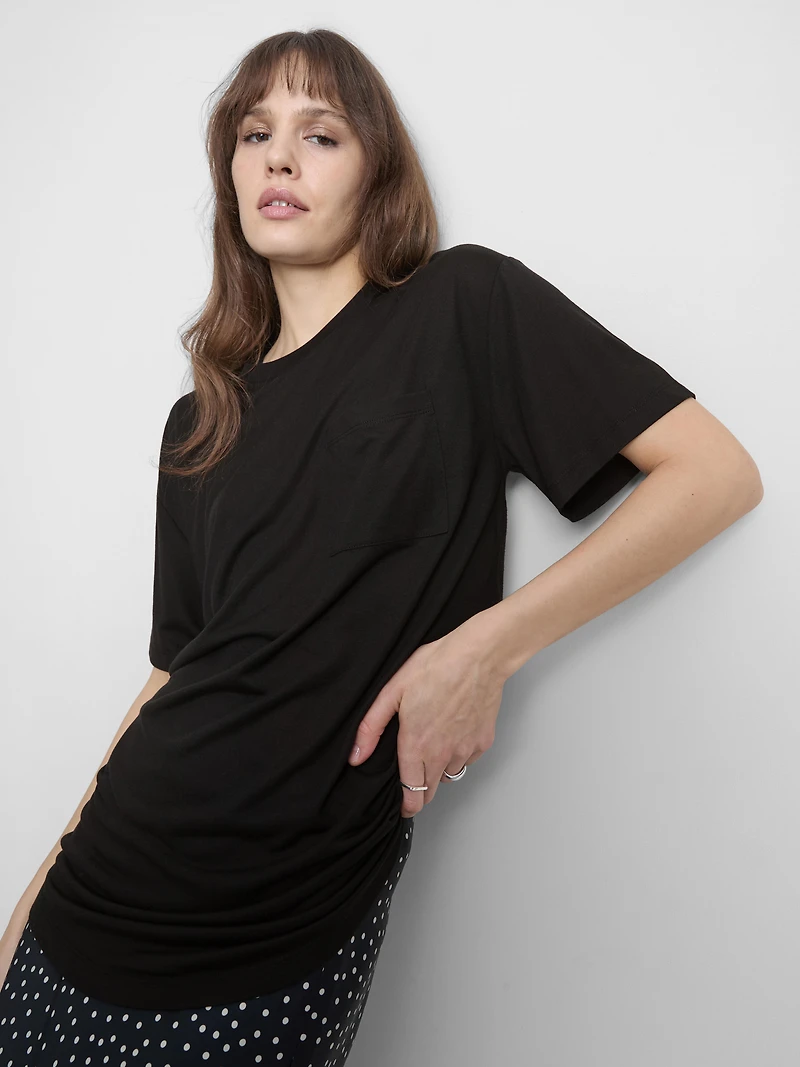 Patch Pocket Longline Tee