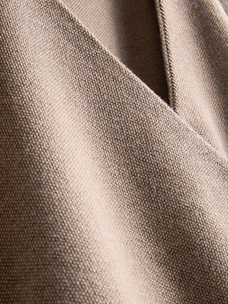 Fitted V-Neck Hardware Top