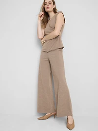 Mid-Rise Wide-Leg Pants