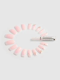 PS... Long French Tip Square False Nails