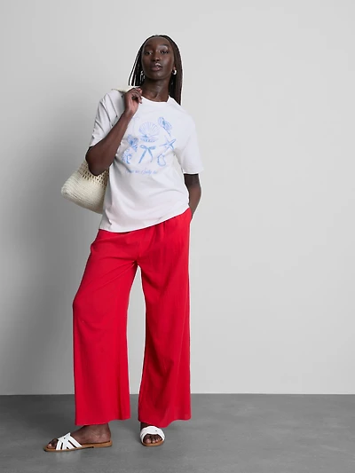 Cotton Shell Graphic Tee