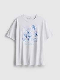 Cotton Shell Graphic Tee