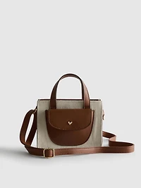 Faux Leather Crossbody Bag