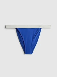 Contrast Band Bikini Bottoms
